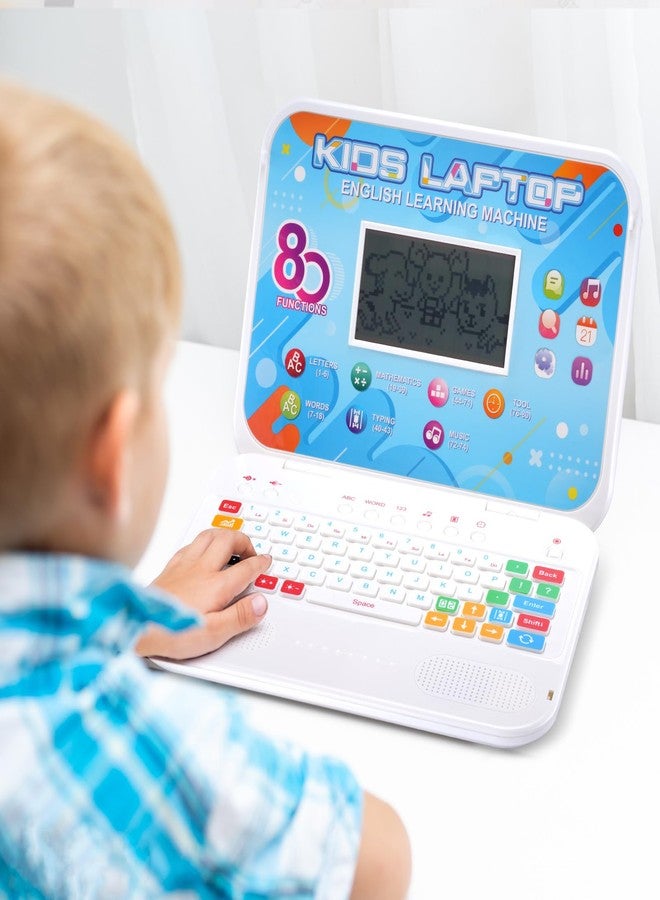 LESHITIAN Kids Laptop, 80 Learning Modes to Learn Alphabet, Words, Mathematics, Play Games and Music, Educational Learning Computer for Kids Ages 5+ - Image 5